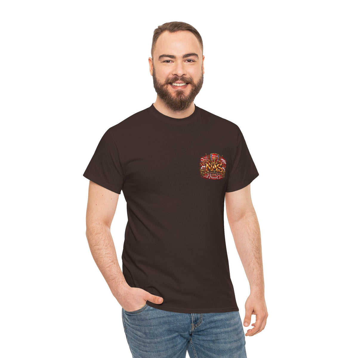 Arsenal Football Club Crest Graphic T-Shirt