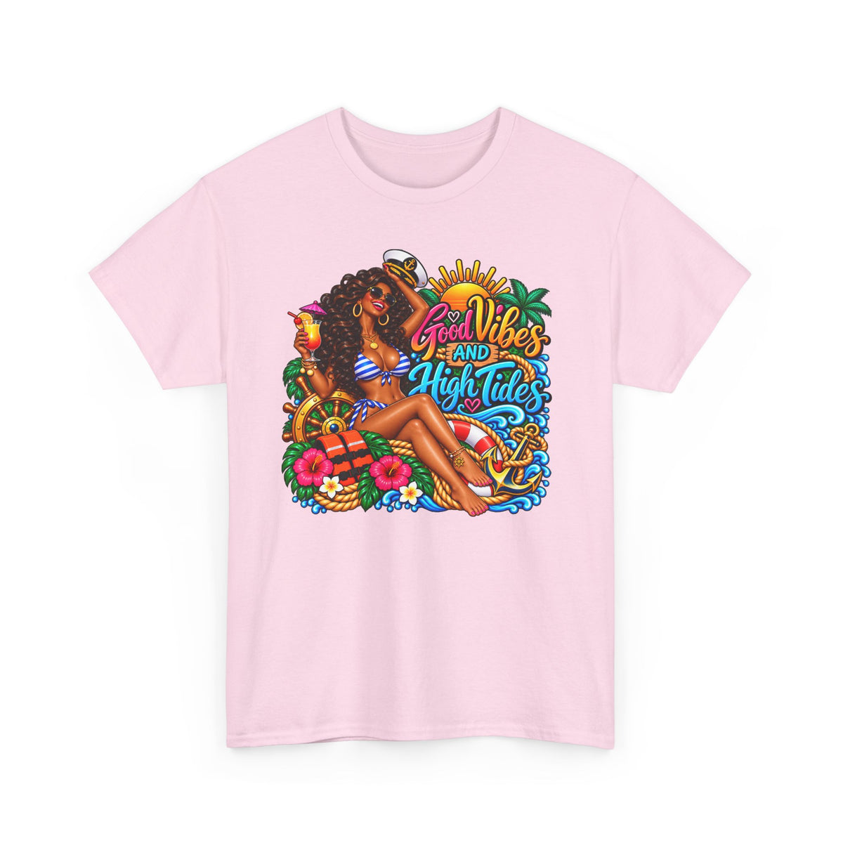 T‑Shirt — "Good Vibes and High Tides" Cruise
