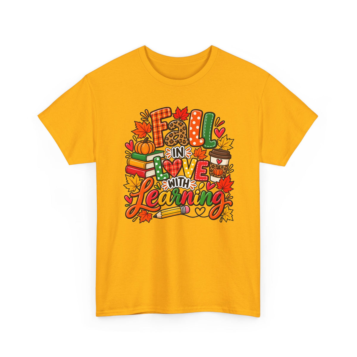 Fall "In Love With Learning" T-Shirt