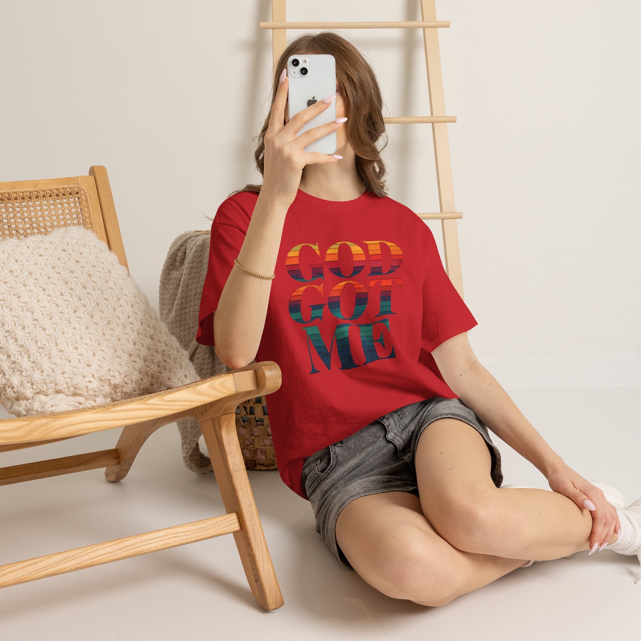 T-Shirt — "God Got Me" Inspirational Graphic Tee