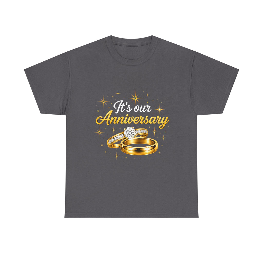 Anniversary Rings Tee — Golden Wedding Anniversary T-Shirt