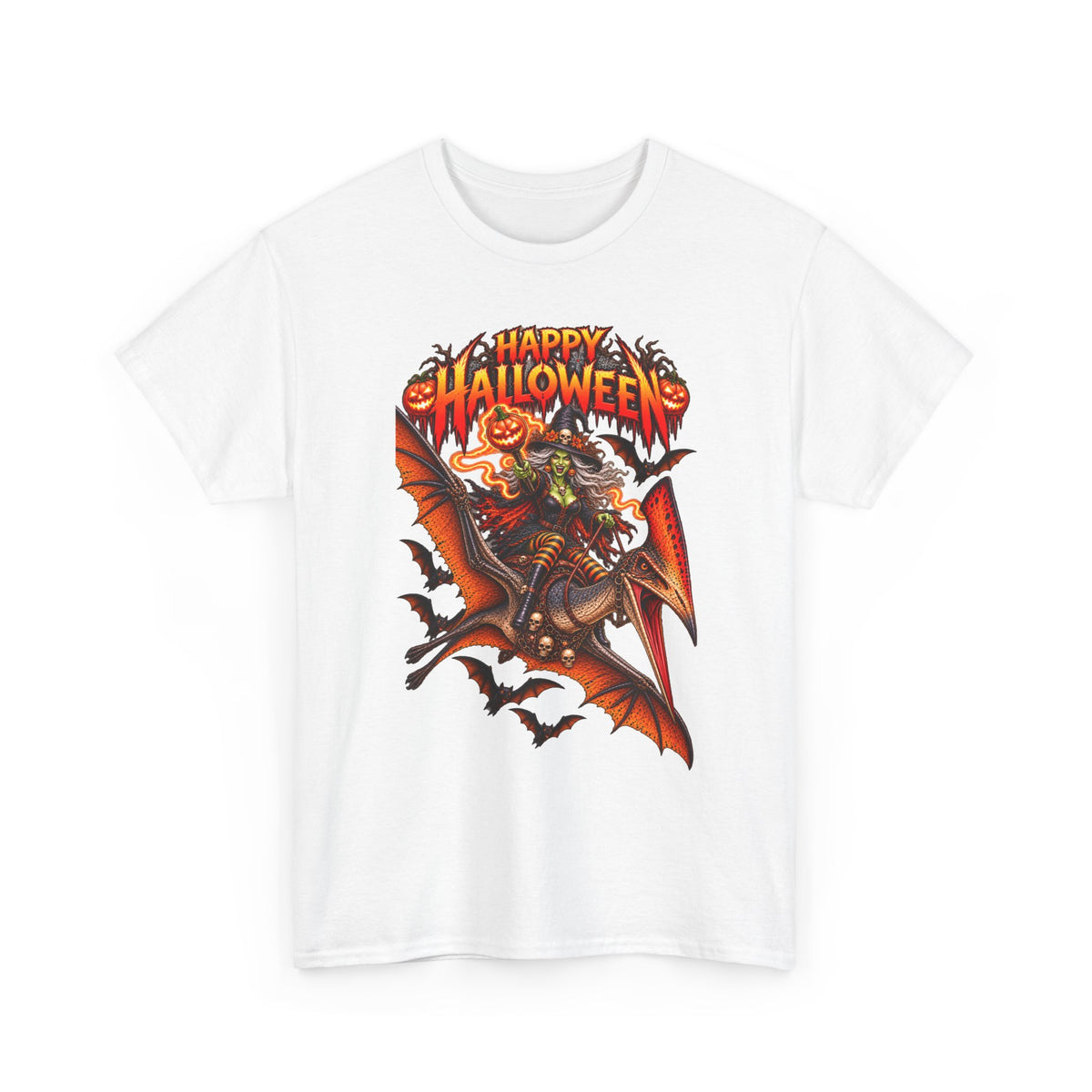 Halloween Dinosaur Rider T‑Shirt