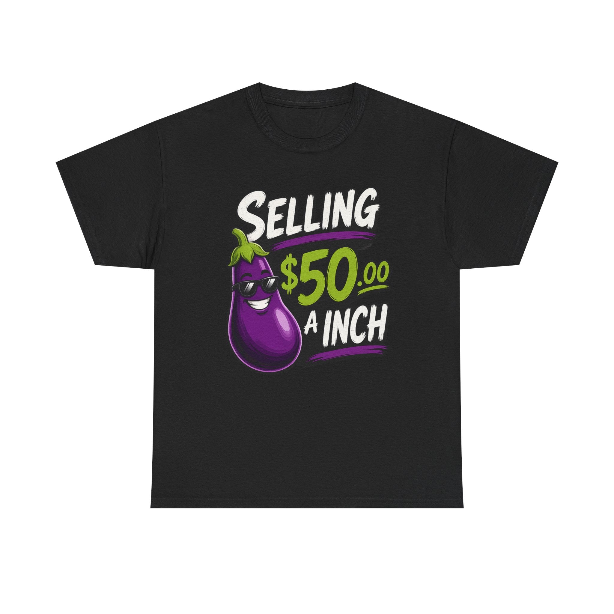 Selling 50.00 a Inch Eggplant T-Shirt