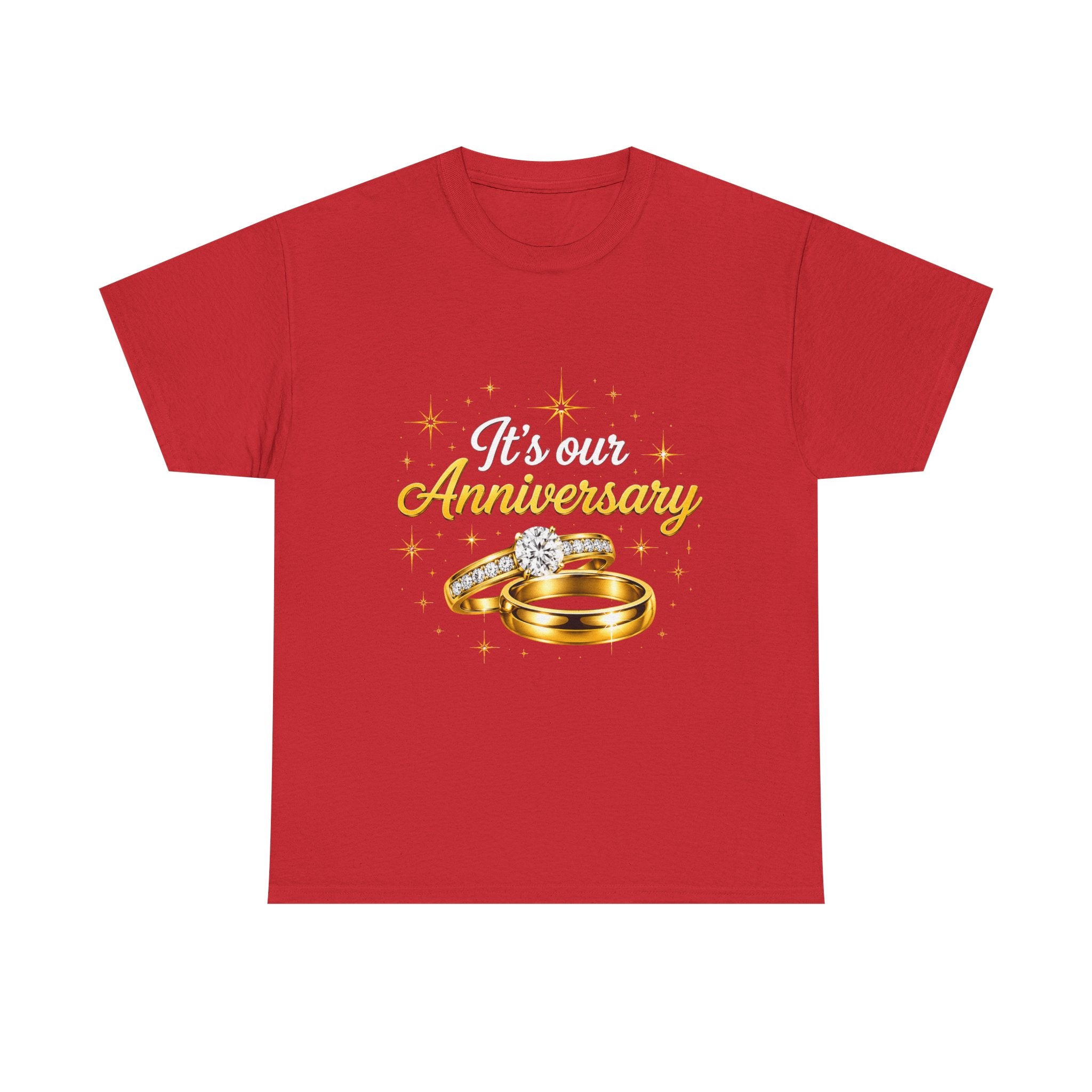 Anniversary Rings Tee — Golden Wedding Anniversary T-Shirt