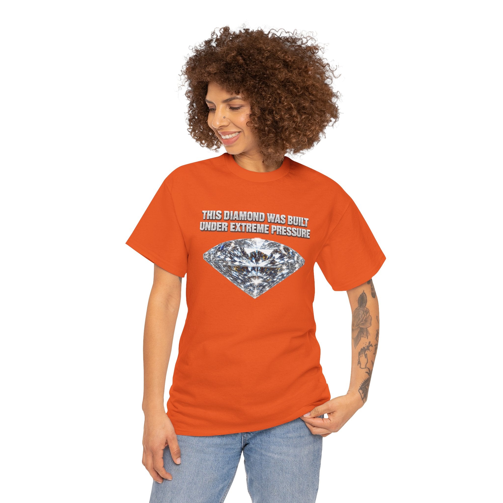 Diamond Under Pressure Graphic Tee — "This Diamond Was Cut Under Extreme Pressure"