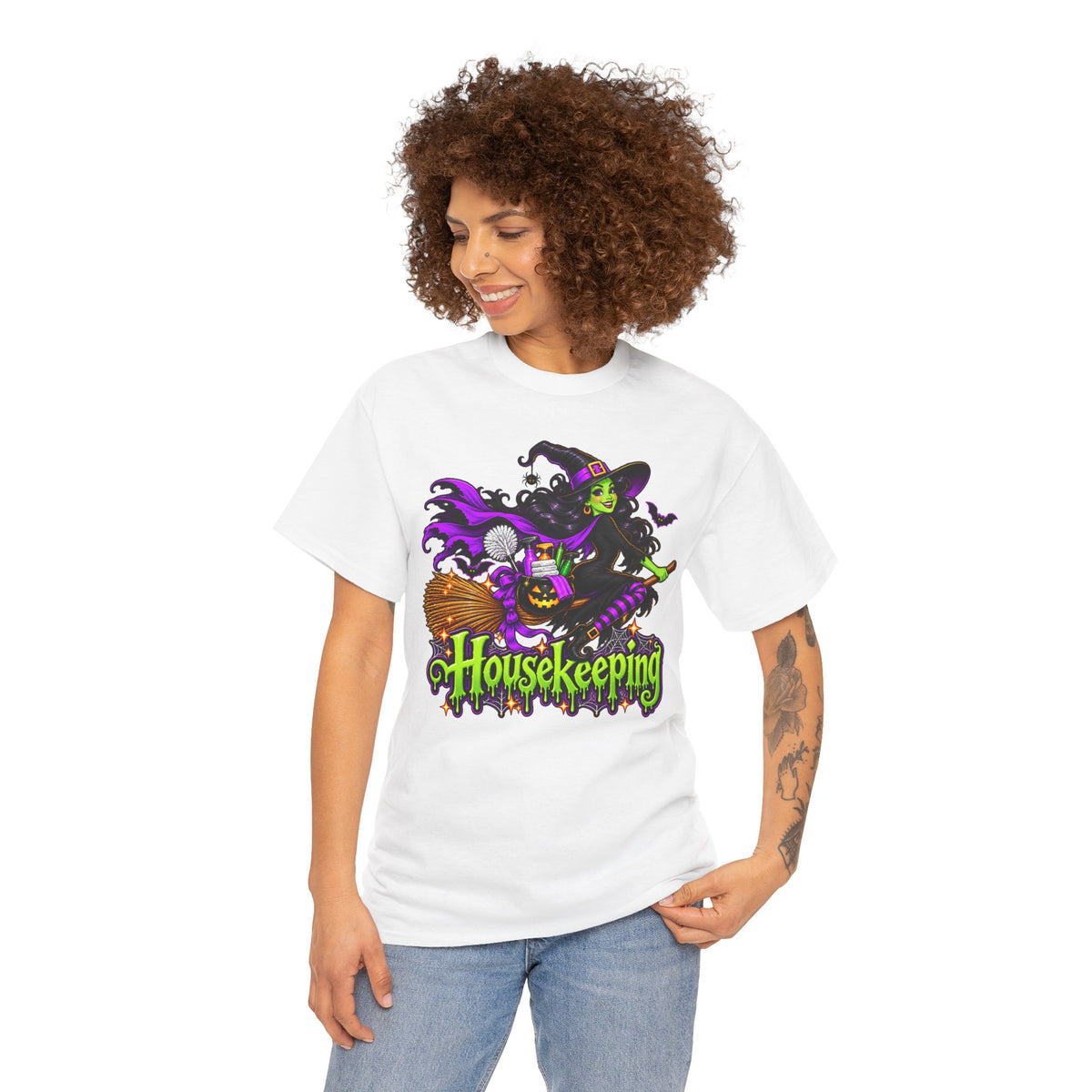 Housekeeping Witch Halloween T-Shirt