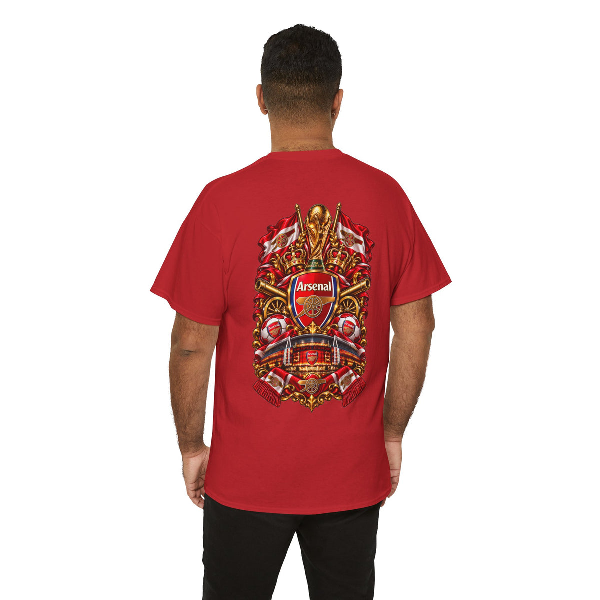 Arsenal Football Club Crest Graphic T-Shirt