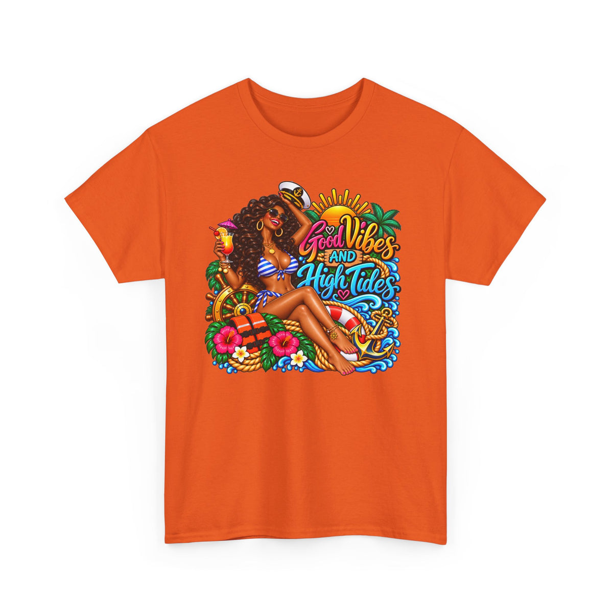 T‑Shirt — "Good Vibes and High Tides" Cruise