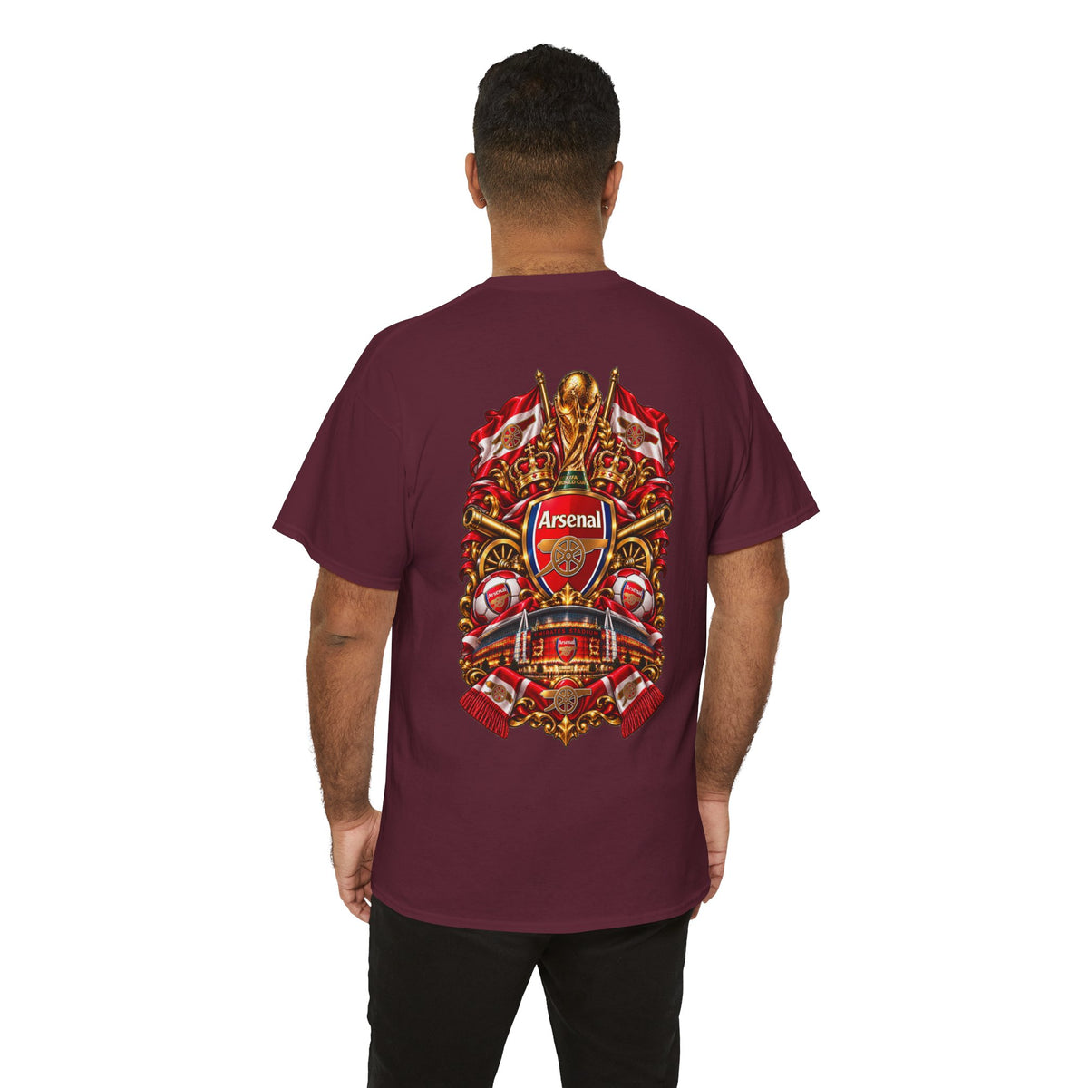 Arsenal Football Club Crest Graphic T-Shirt