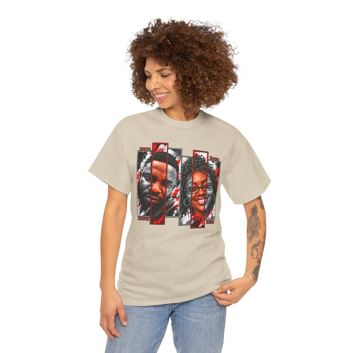 Black Love Portrait Graphic T-Shirt
