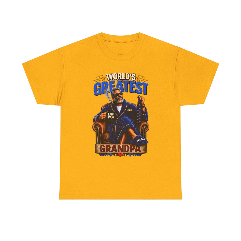 World's Greatest Grandpa T-Shirt – Retro Illustrated Father's Day Gift