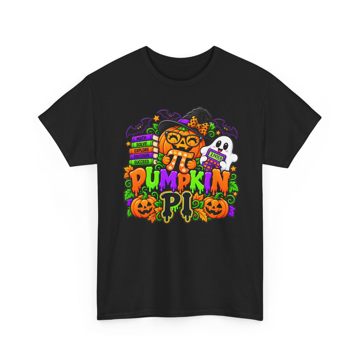 Pumpkin Pi Math Halloween Tee