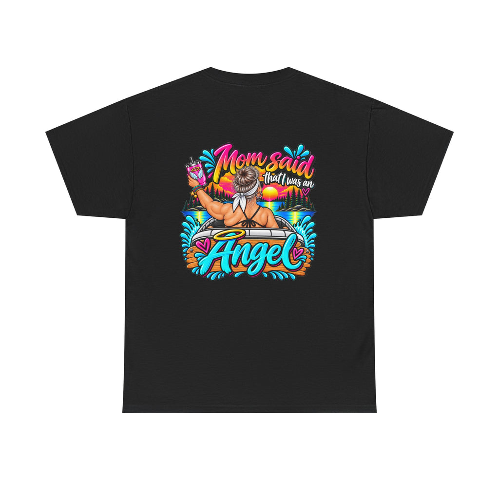 Trouble Brewing Beach Party Tee — Mom Said I’m an Angel Graphic T-Shirt