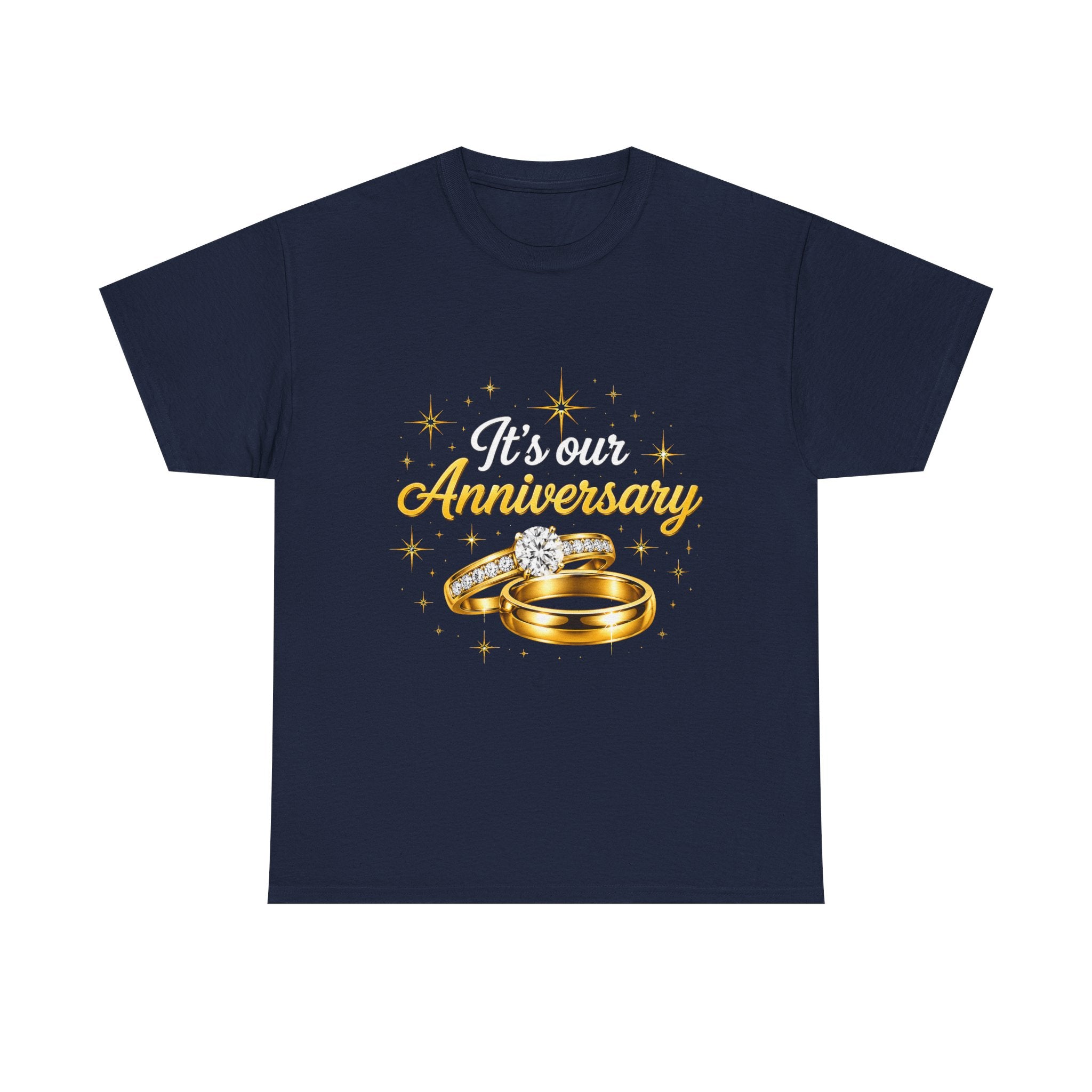 Anniversary Rings Tee — Golden Wedding Anniversary T-Shirt