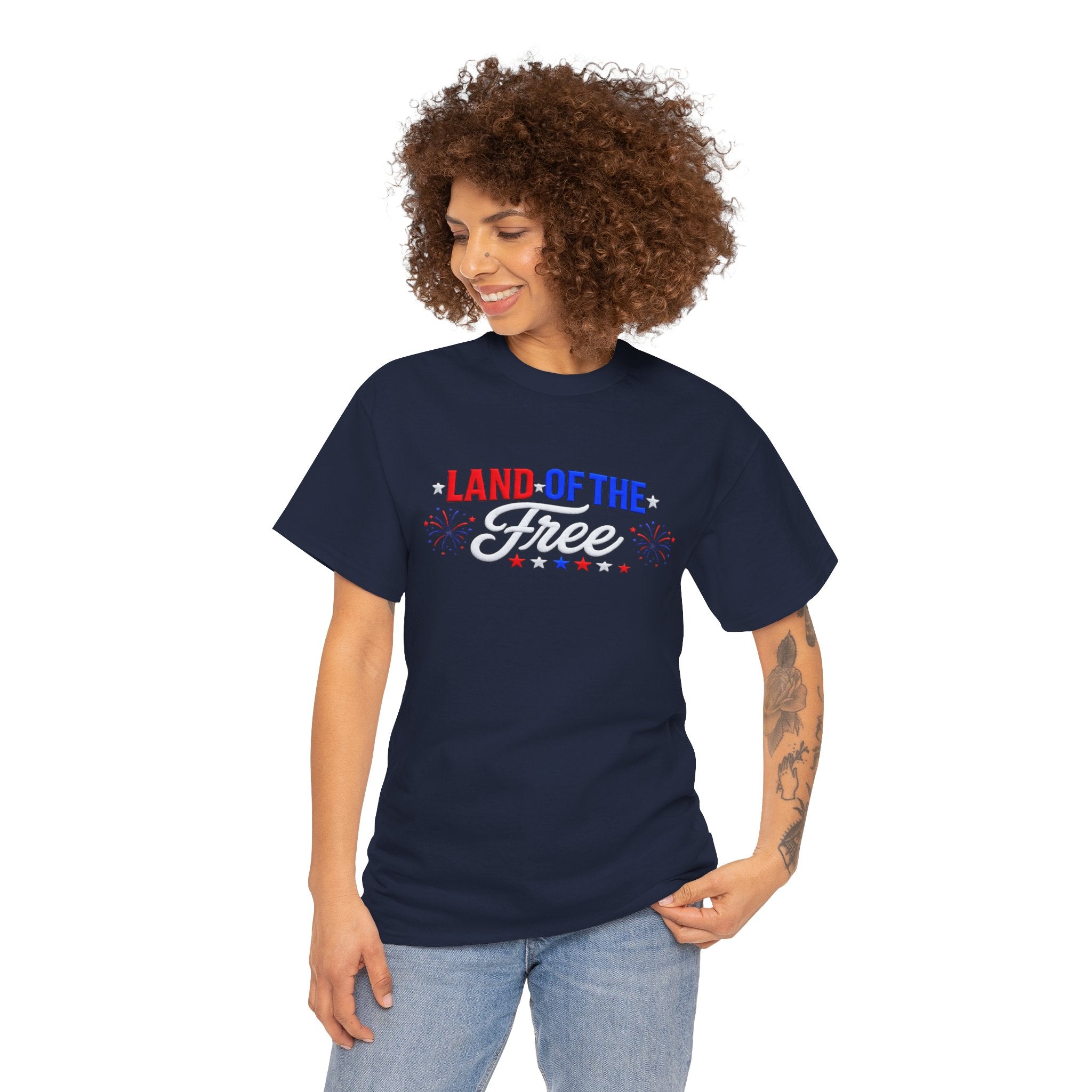 Land of the Free T-Shirt — Patriotic 4th of July Tee
