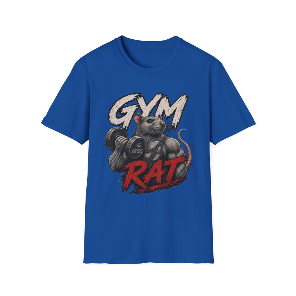 Gym Rat T-Shirt — Funny Weightlifting Fitness Tee