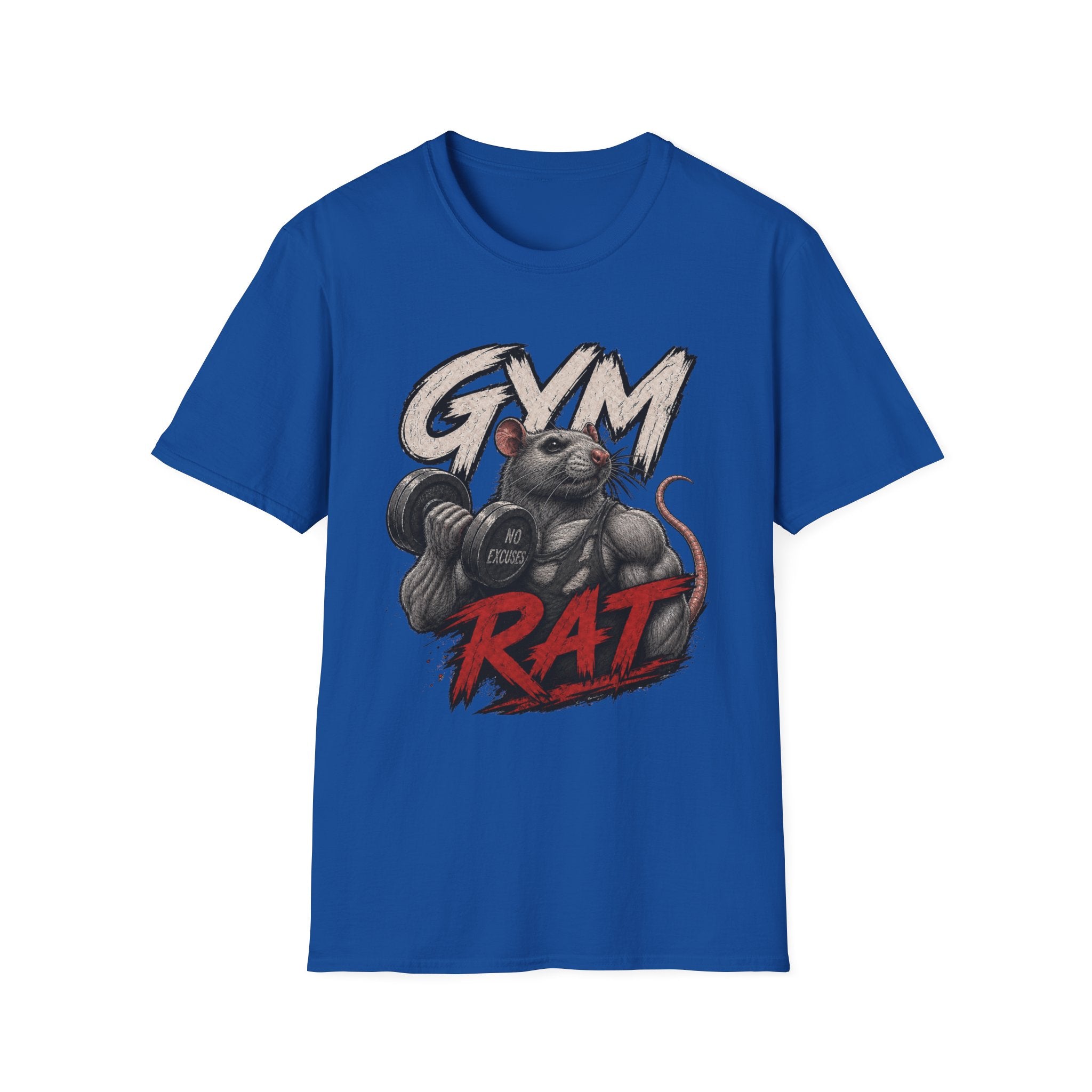 Gym Rat T-Shirt — Funny Weightlifting Fitness Tee