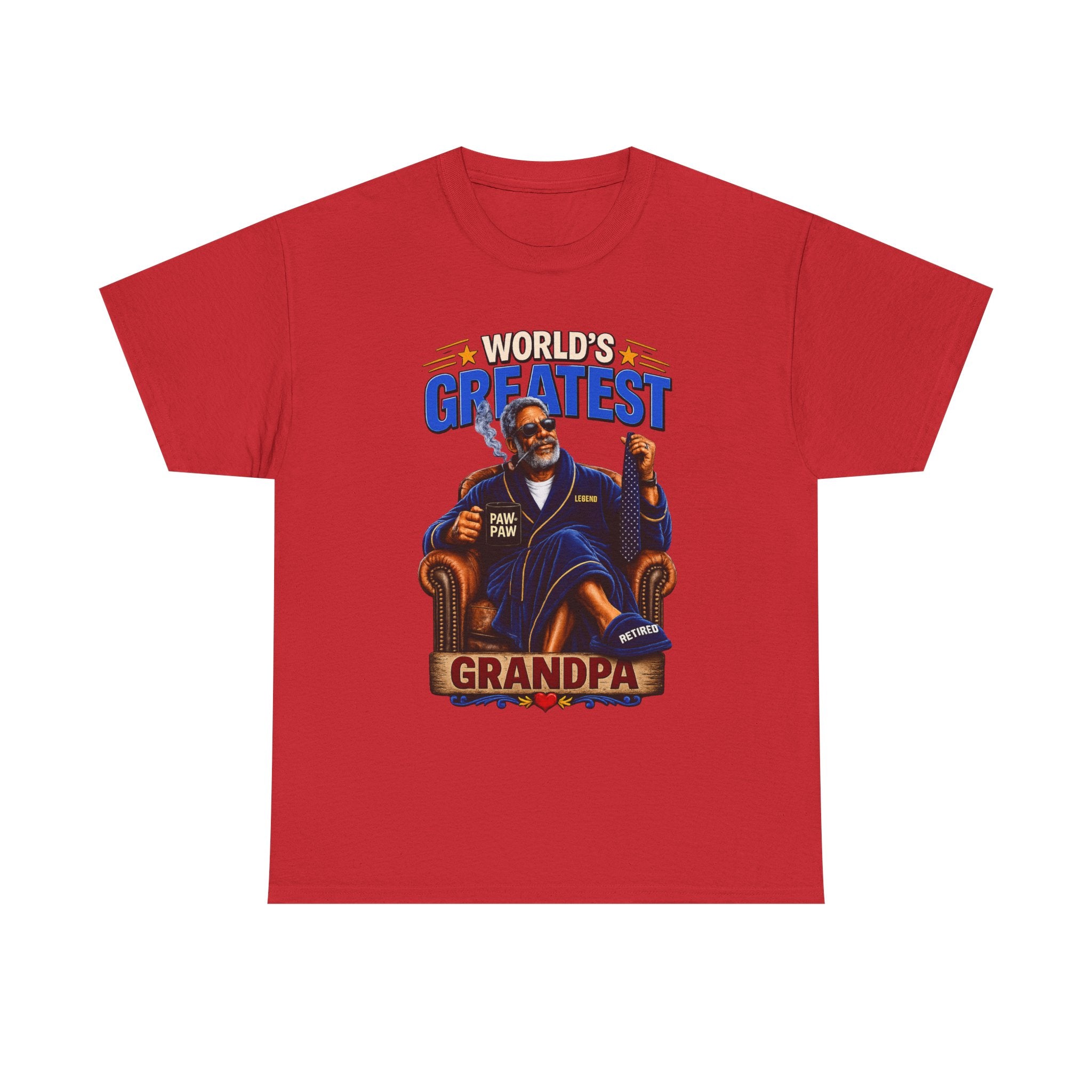 World's Greatest Grandpa T-Shirt – Retro Illustrated Father's Day Gift