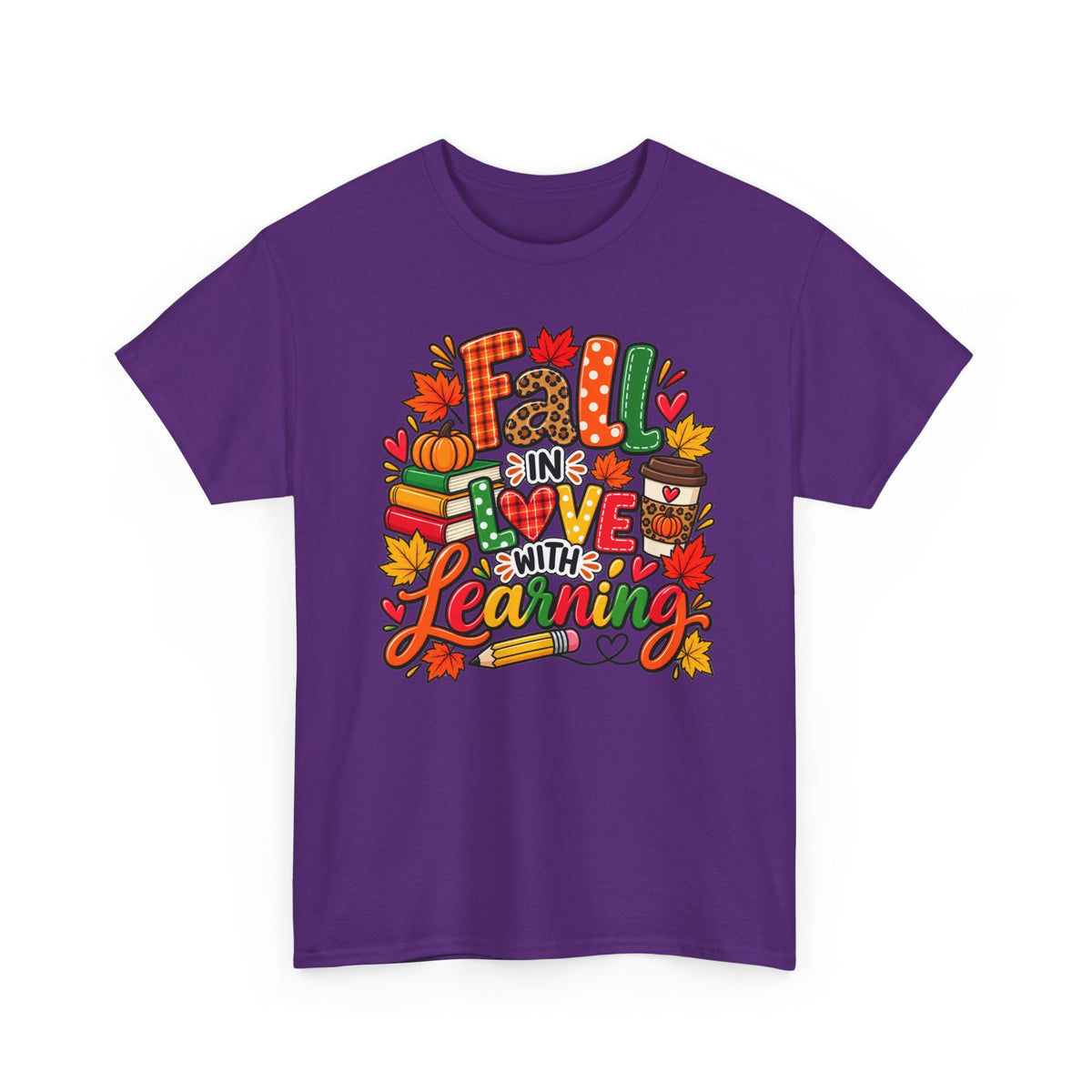 Fall "In Love With Learning" T-Shirt