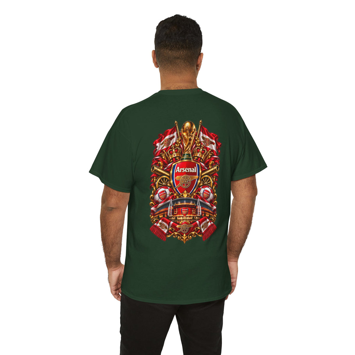 Arsenal Football Club Crest Graphic T-Shirt