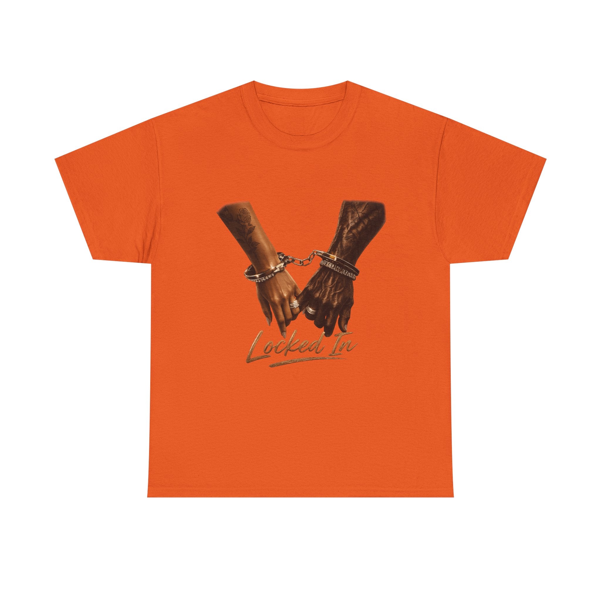 Locked In Tee — Handcuffed Hands Graphic T-Shirt