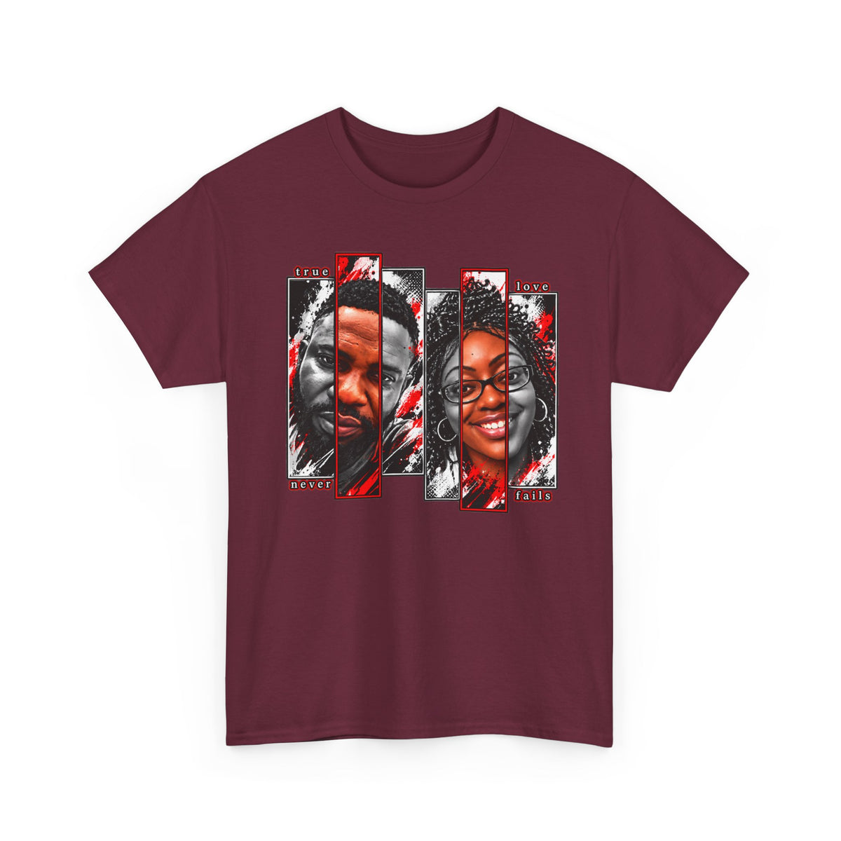 Black Love Portrait Graphic T-Shirt
