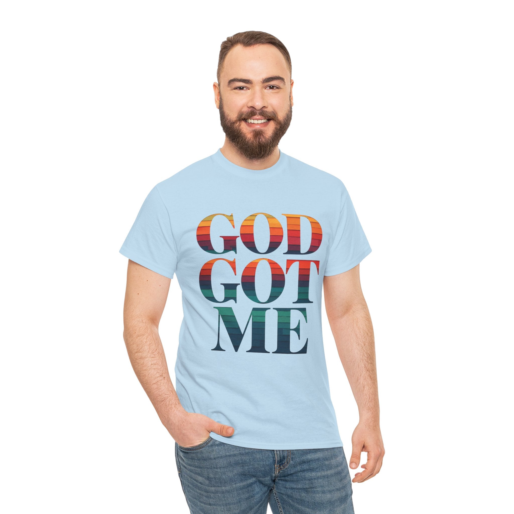 T-Shirt — "God Got Me" Inspirational Graphic Tee