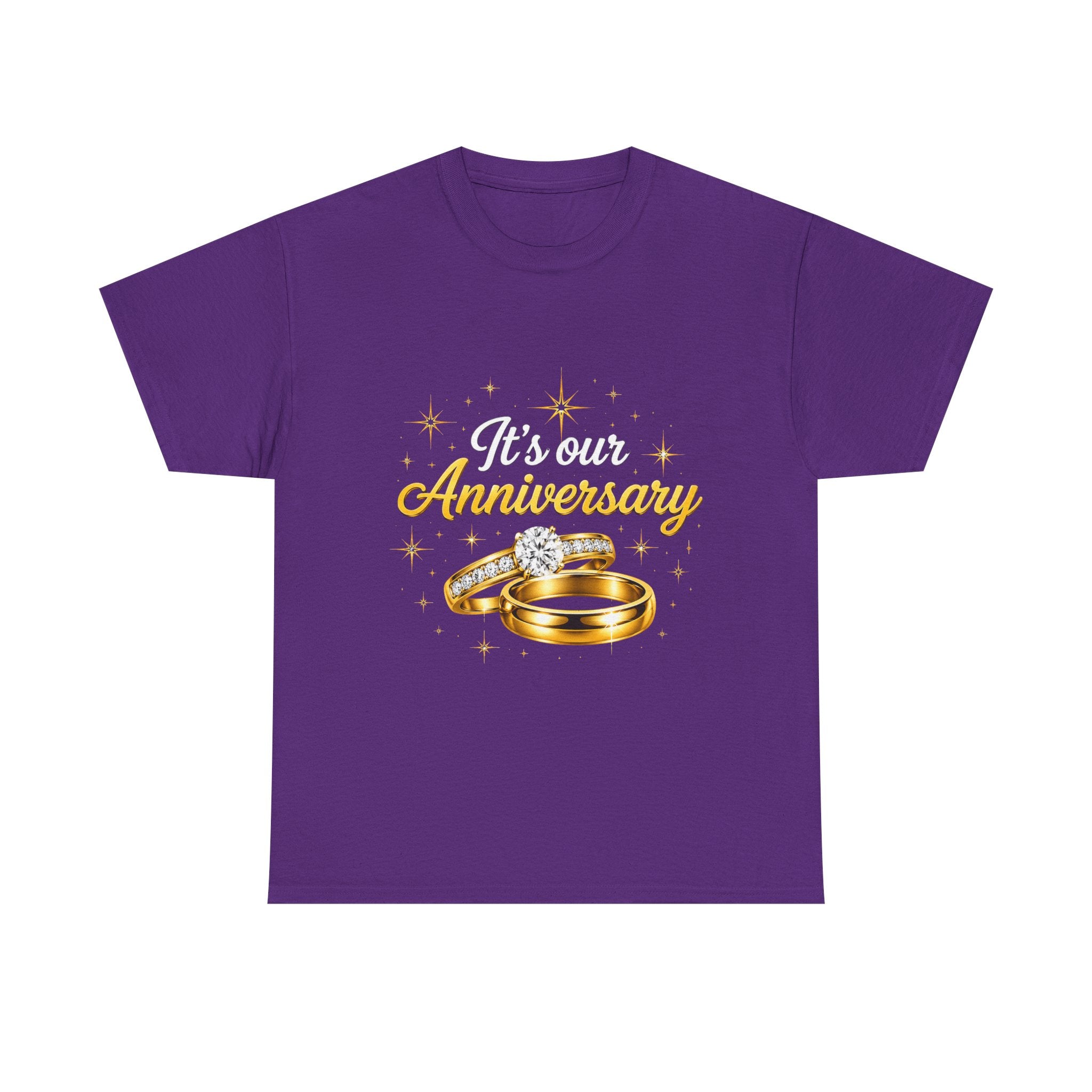 Anniversary Rings Tee — Golden Wedding Anniversary T-Shirt