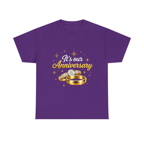 Anniversary Rings Tee — Golden Wedding Anniversary T-Shirt