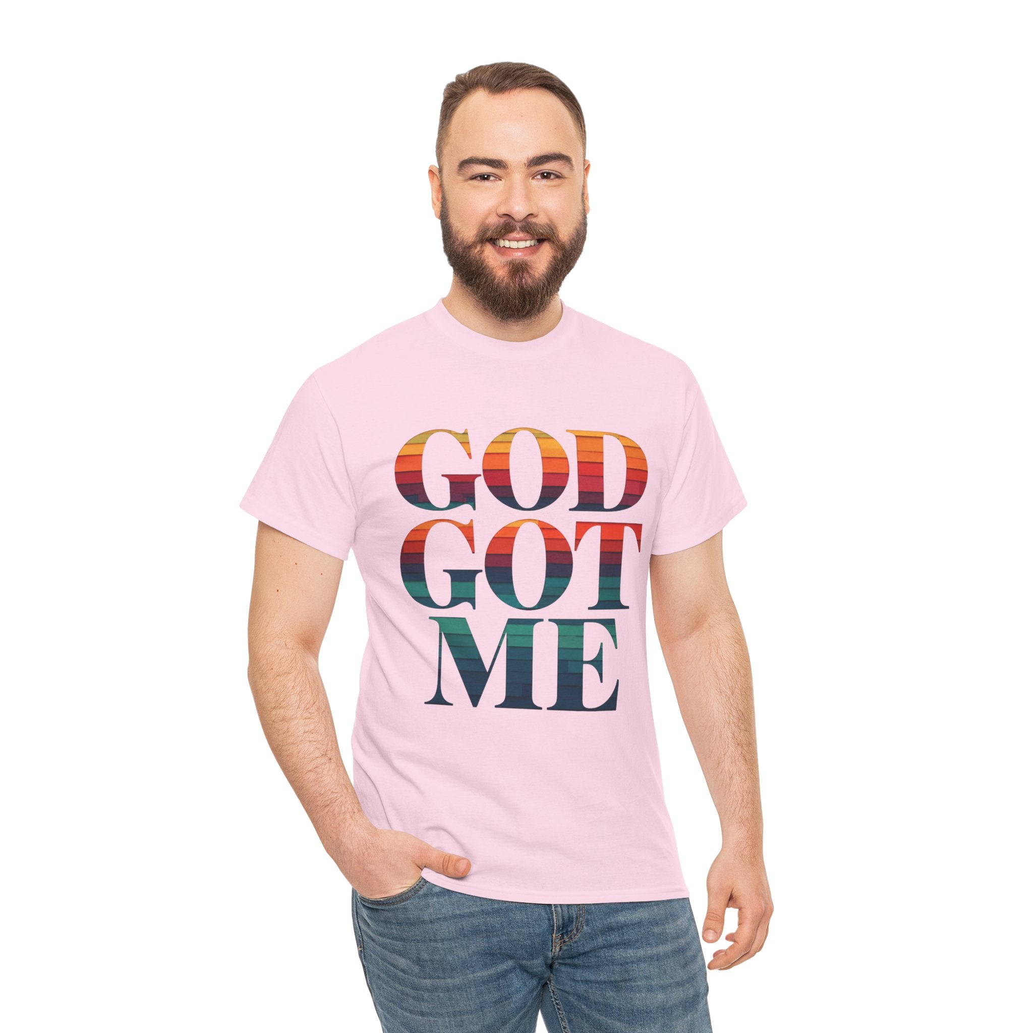 T-Shirt — "God Got Me" Inspirational Graphic Tee