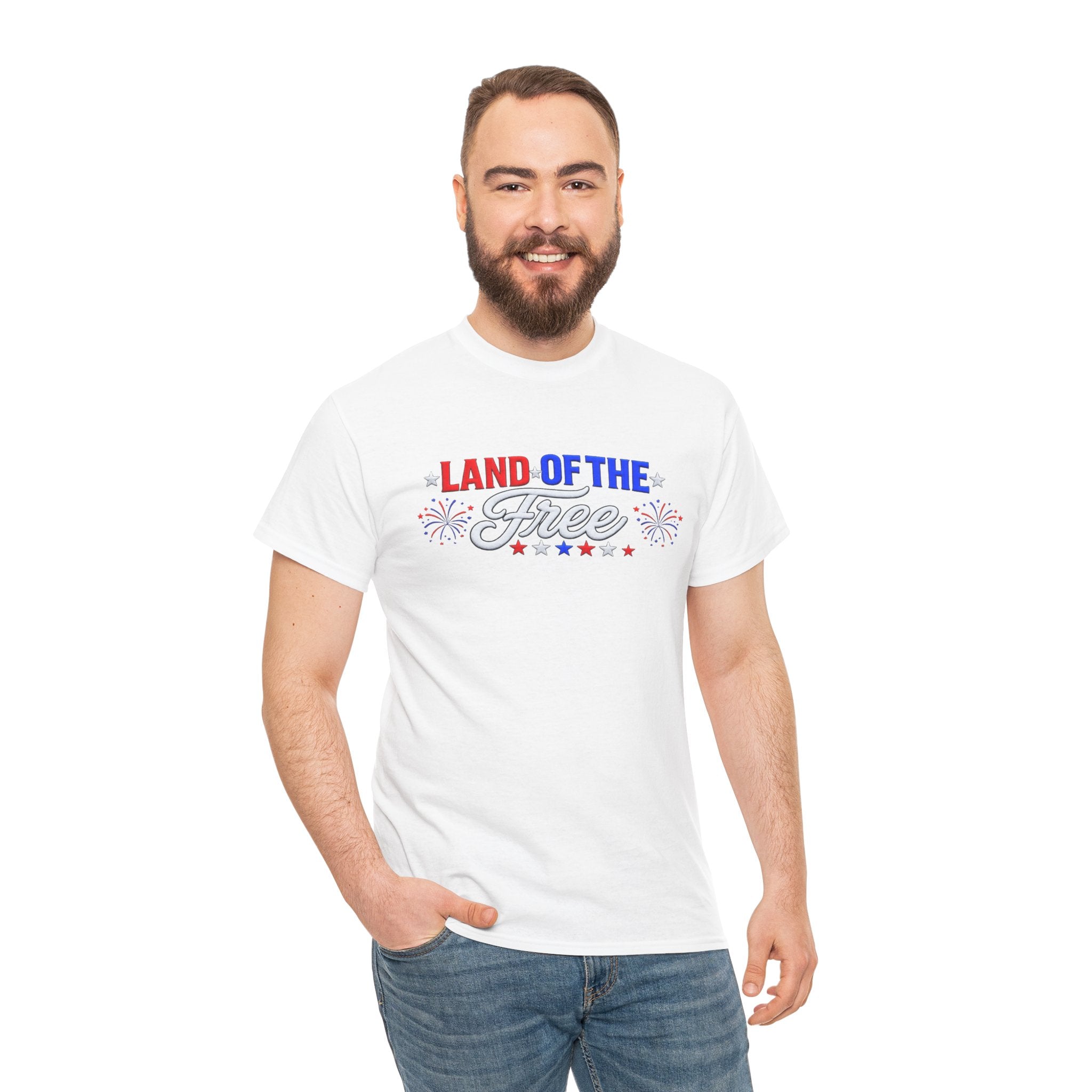 Land of the Free T-Shirt — Patriotic 4th of July Tee