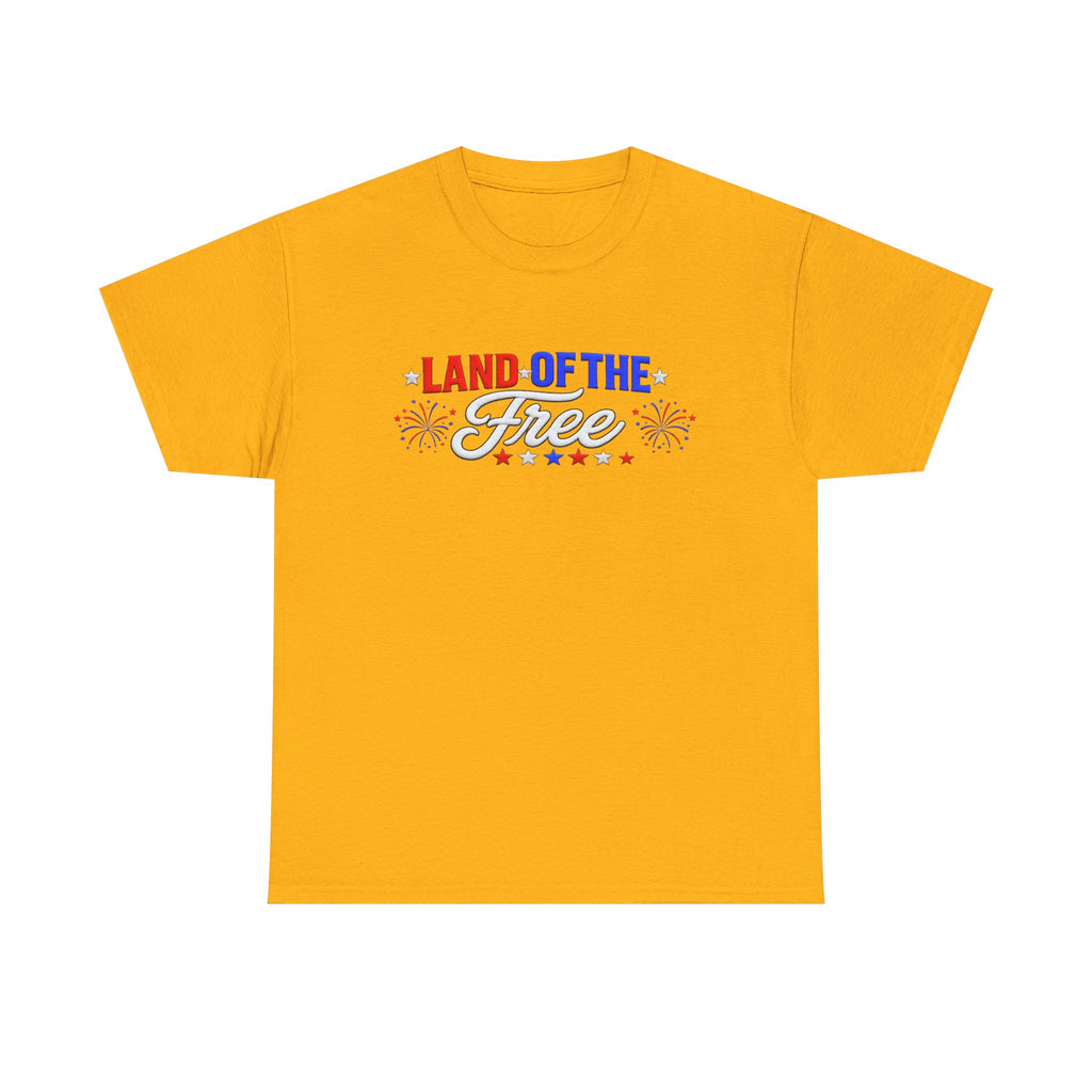 Land of the Free T-Shirt — Patriotic 4th of July Tee