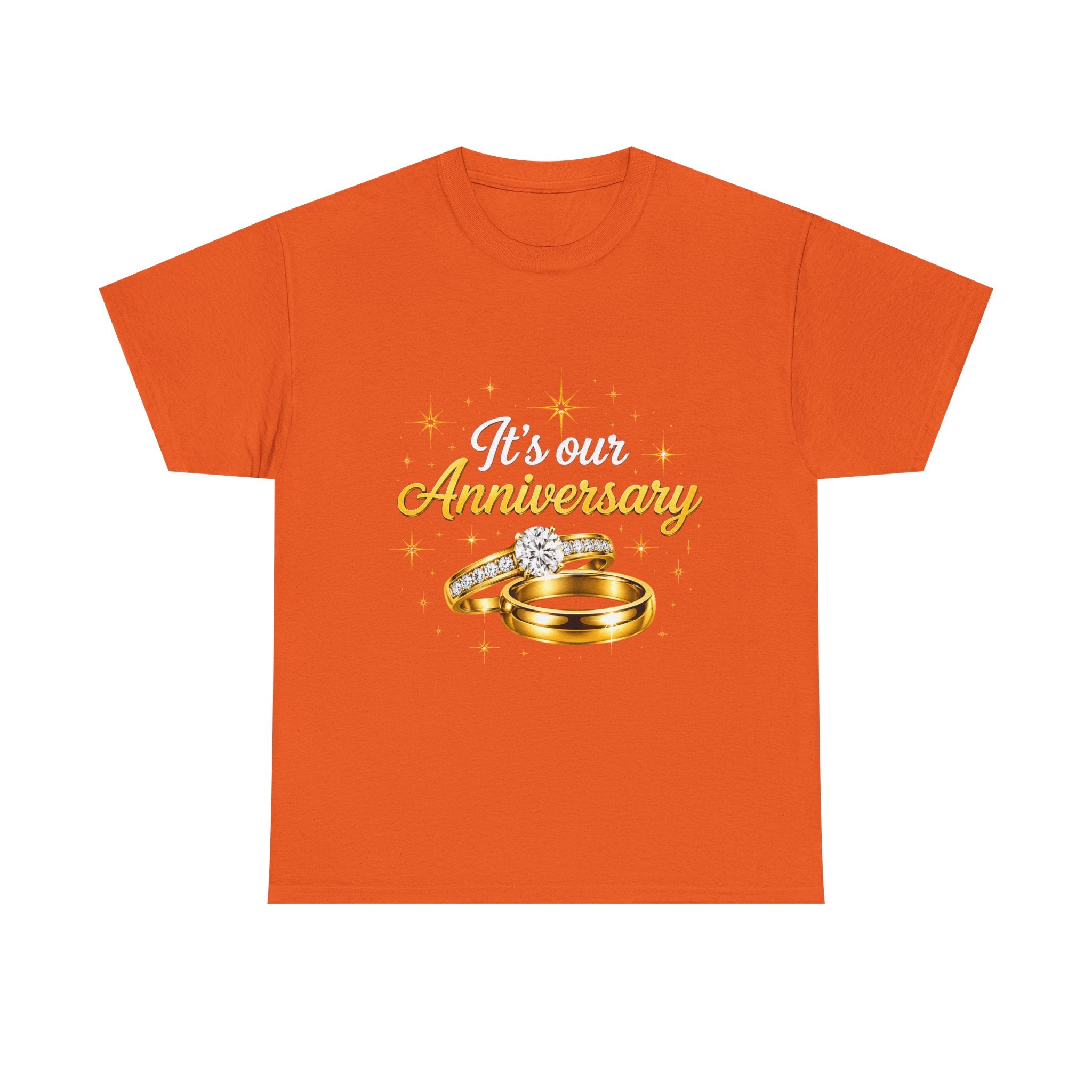 Anniversary Rings Tee — Golden Wedding Anniversary T-Shirt