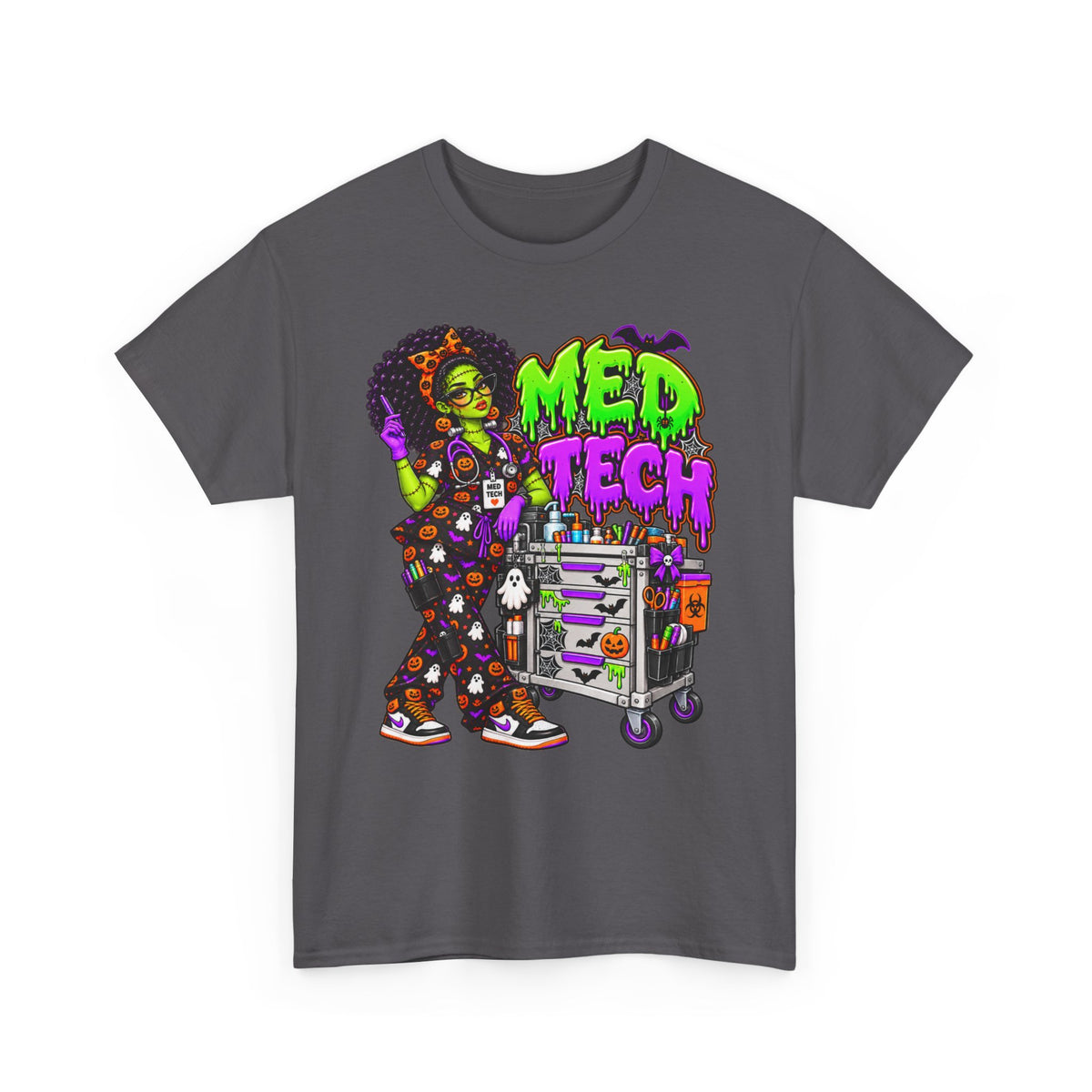 Med Tech Healthcare Worker Graphic T-Shirt