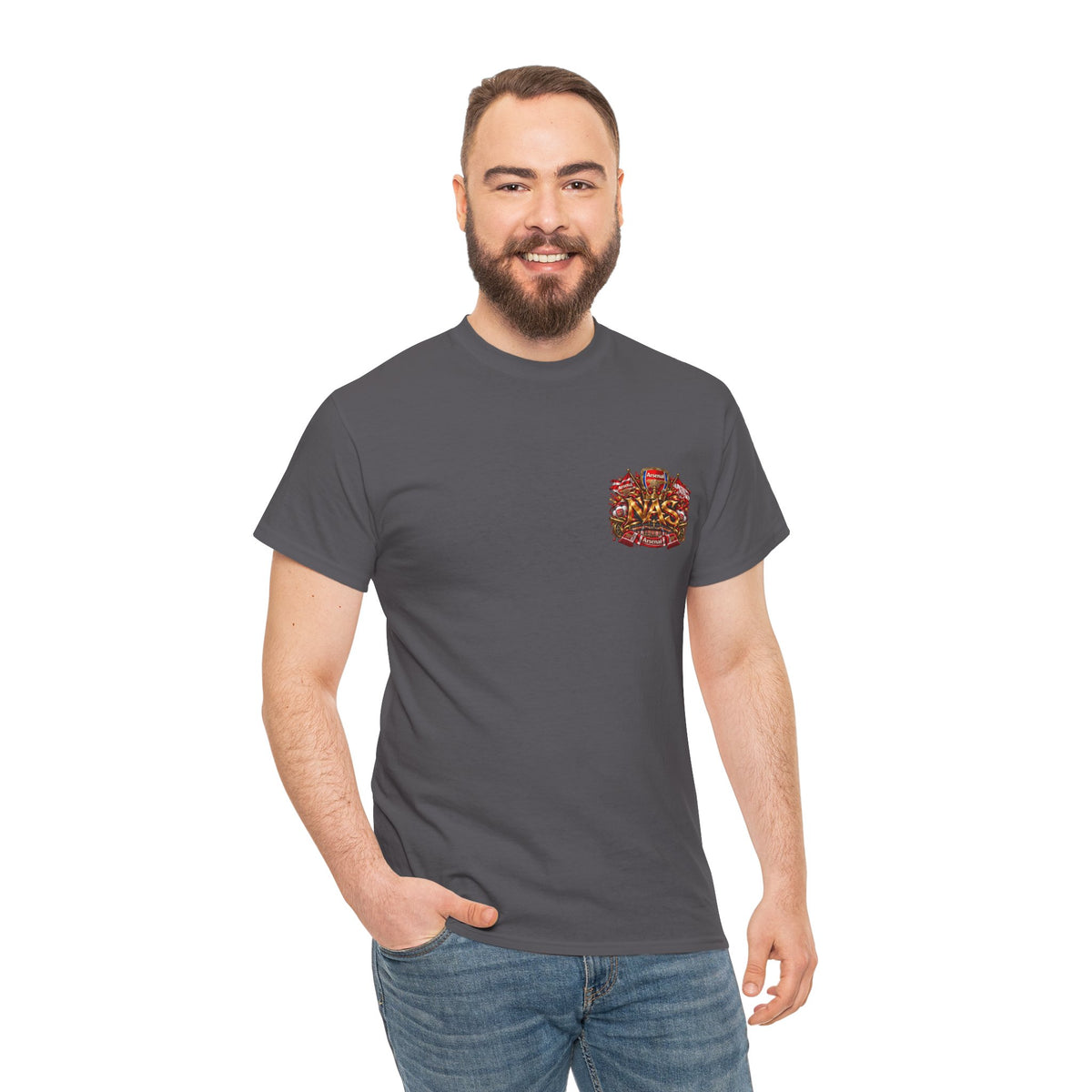 Arsenal Football Club Crest Graphic T-Shirt