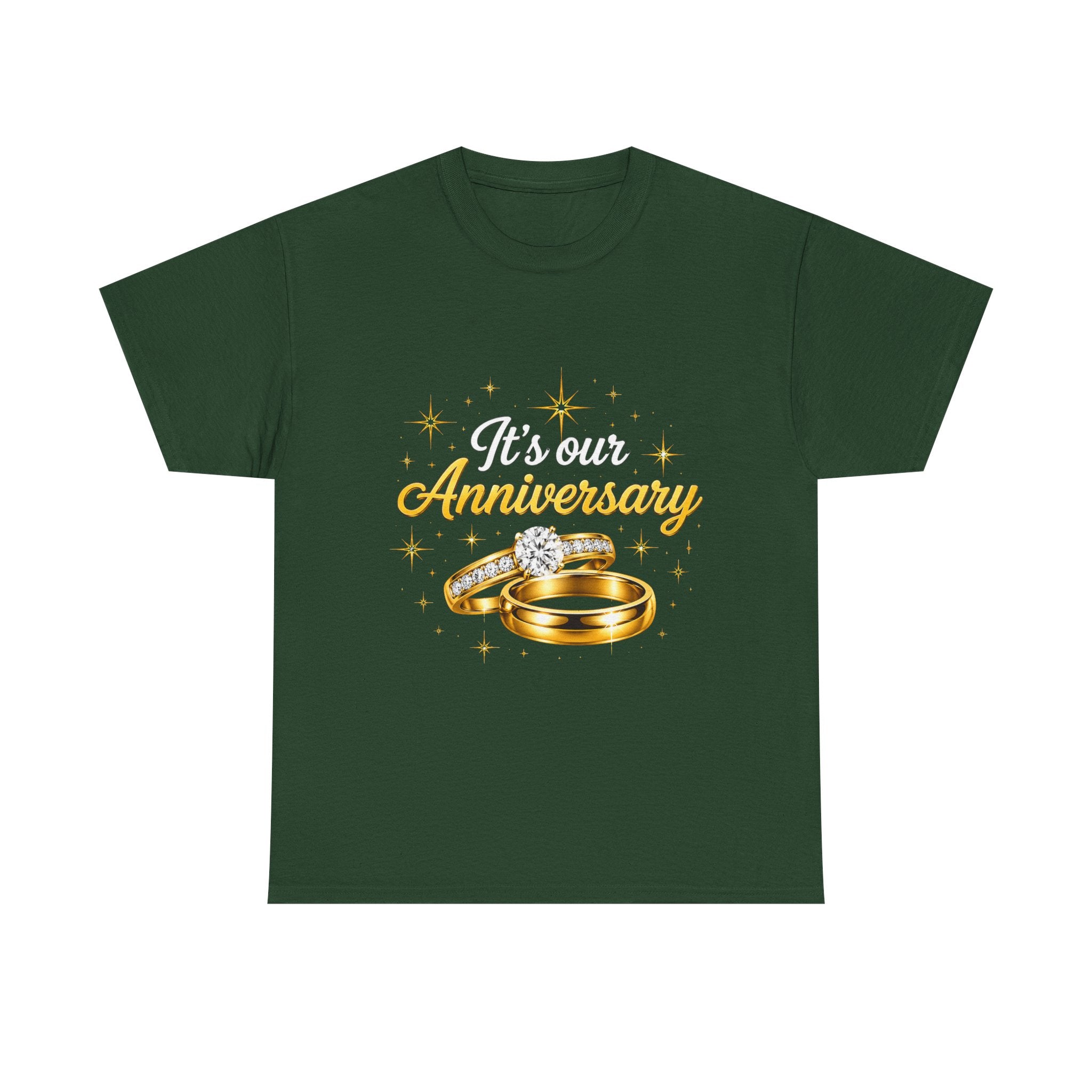 Anniversary Rings Tee — Golden Wedding Anniversary T-Shirt