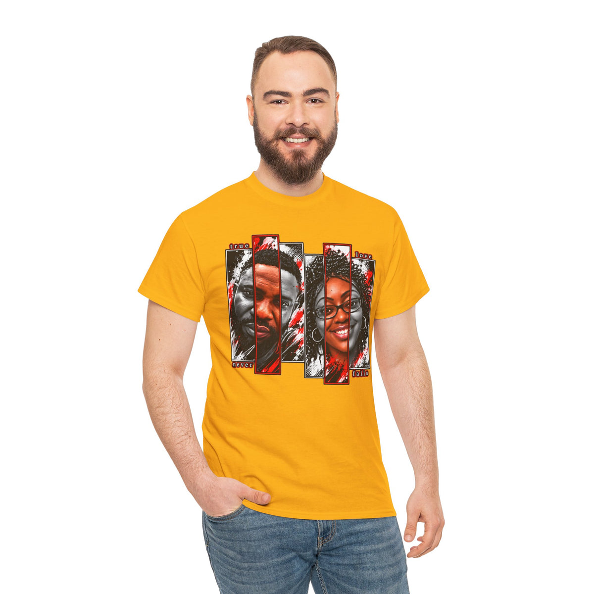 Black Love Portrait Graphic T-Shirt