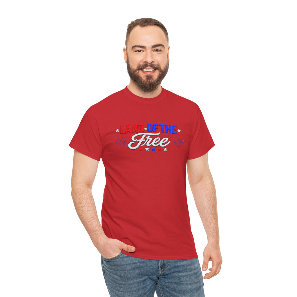 Land of the Free T-Shirt — Patriotic 4th of July Tee