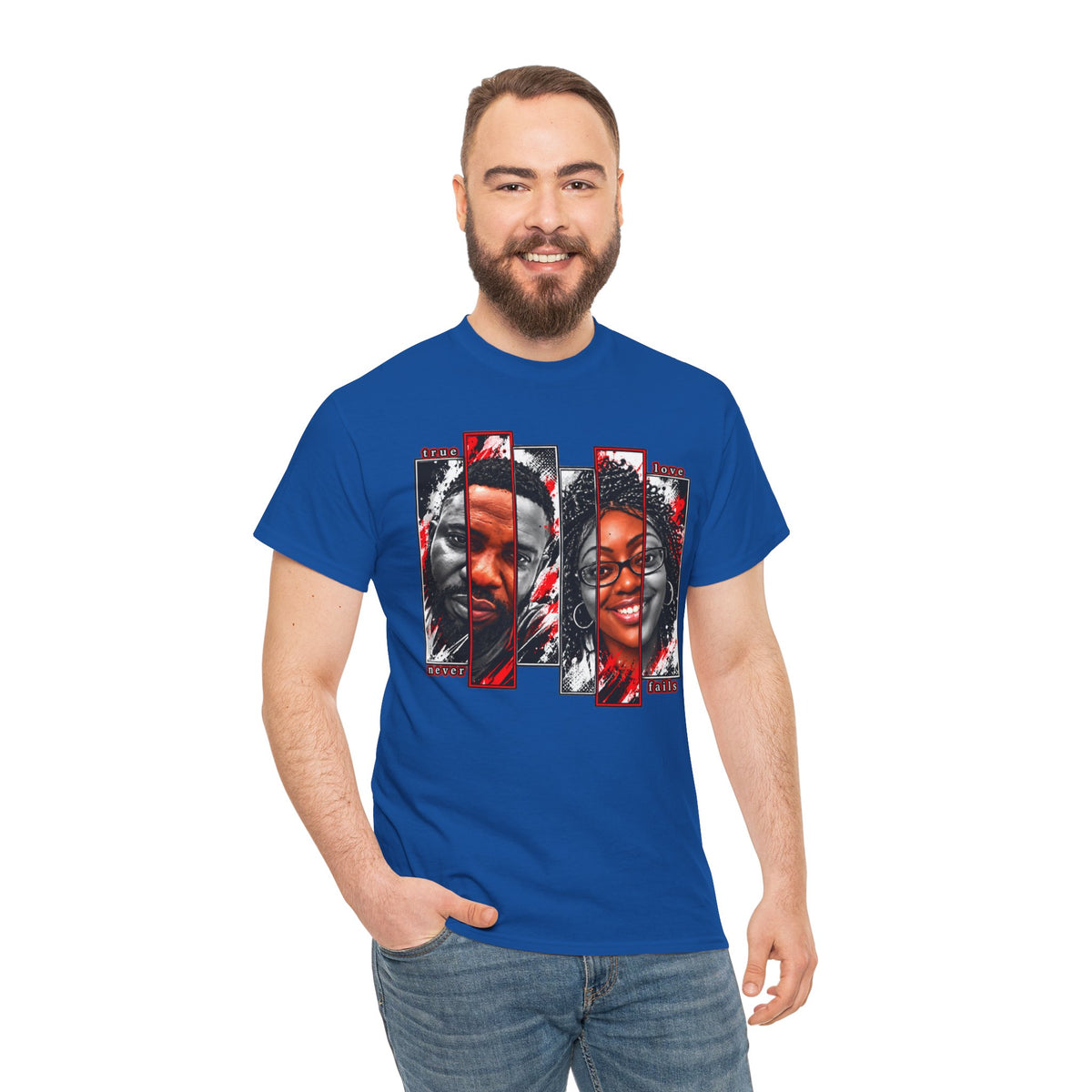 Black Love Portrait Graphic T-Shirt