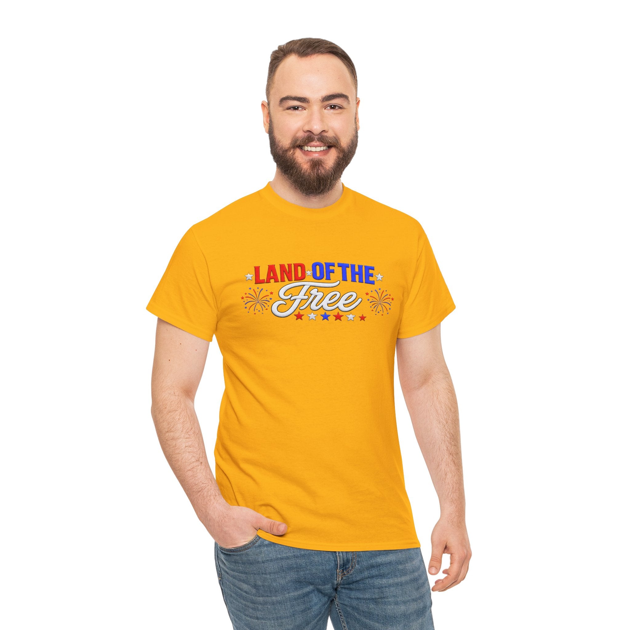 Land of the Free T-Shirt — Patriotic 4th of July Tee