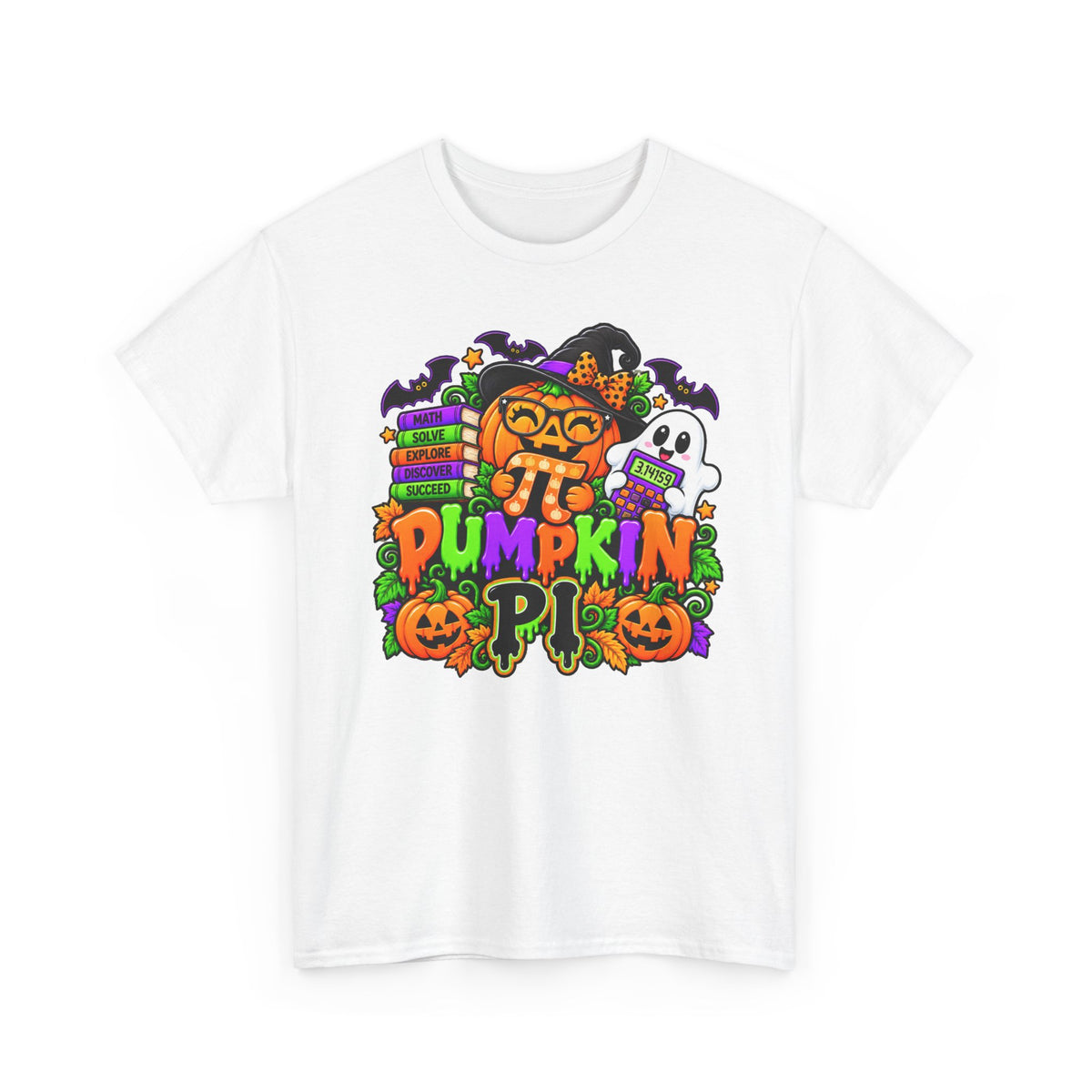 Pumpkin Pi Math Halloween Tee