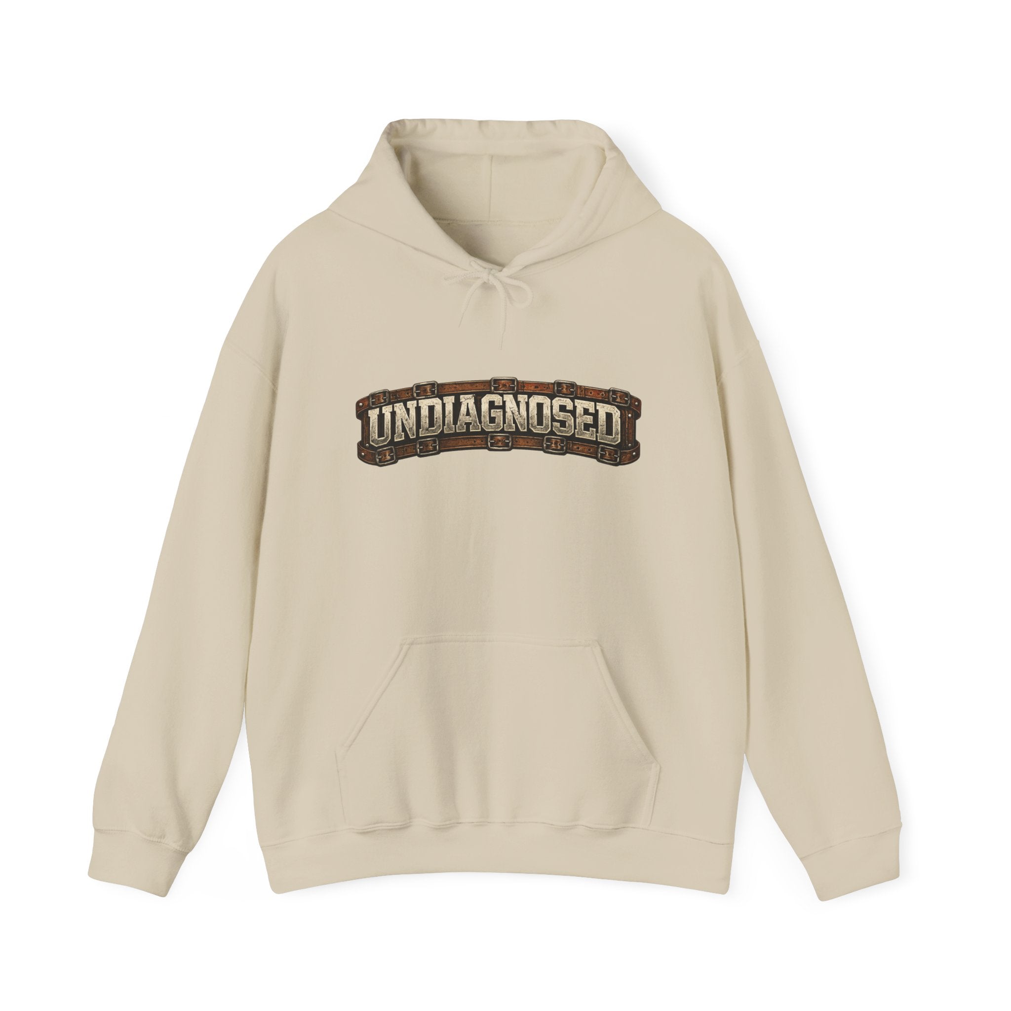 Undiagnosed Distressed Logo Hoodie – Vintage Grunge Pullover
