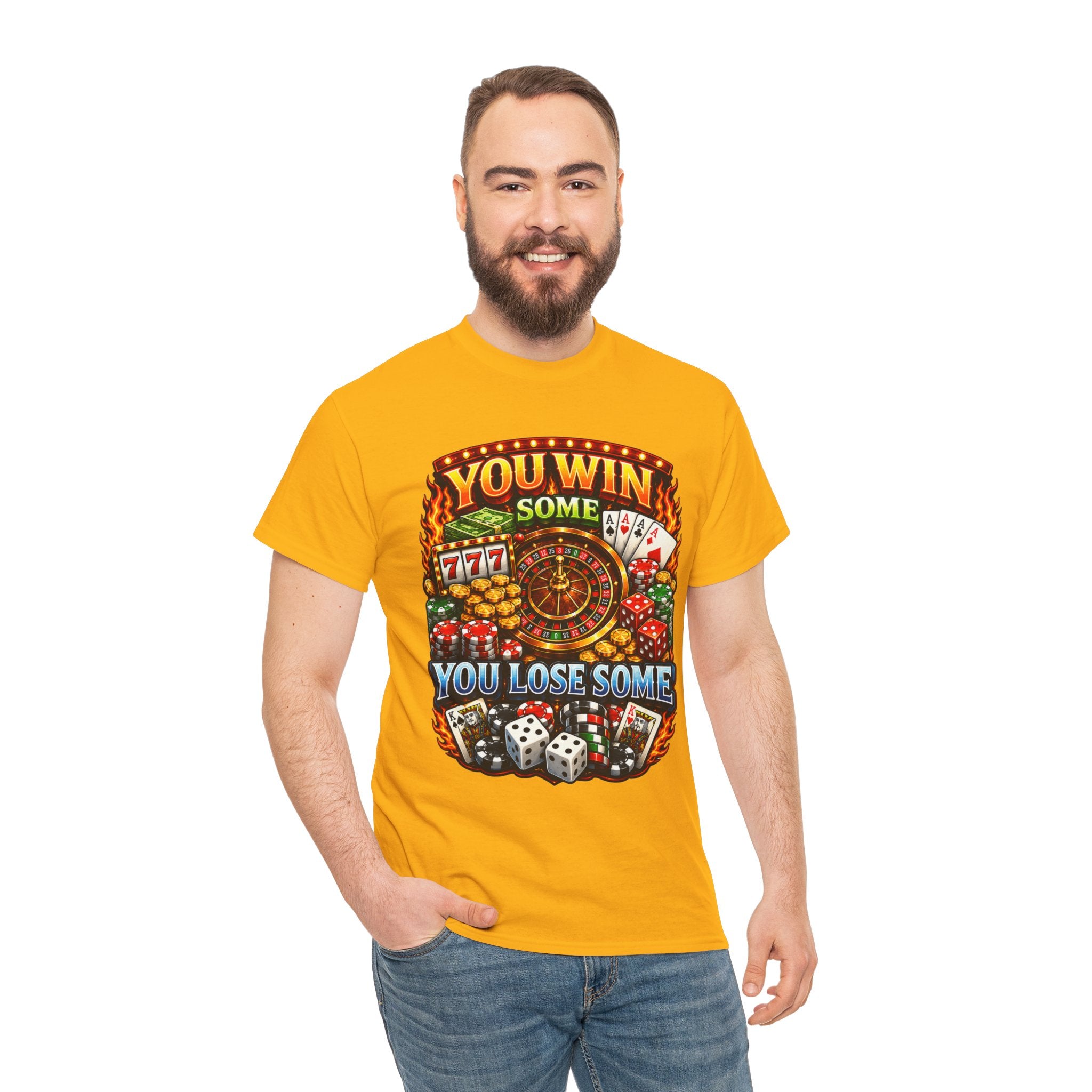 Casino Luck T-Shirt — "You Win Some, You Lose Some" Graphic Tee