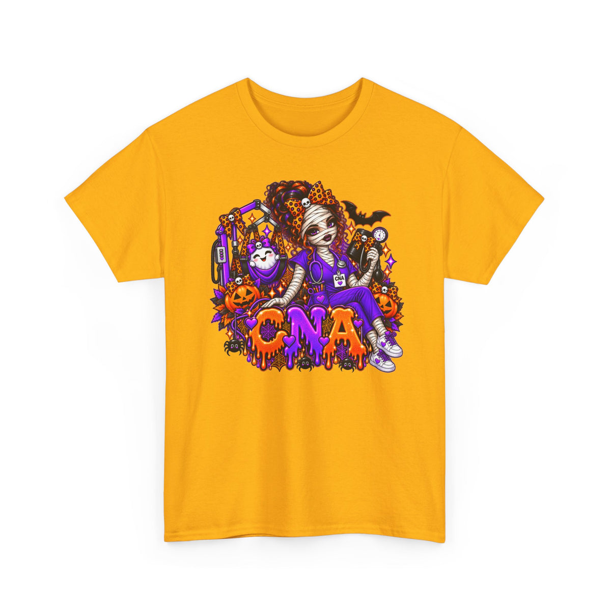 Halloween CNA T-Shirt — Spooky Nurse Costume Graphic Tee