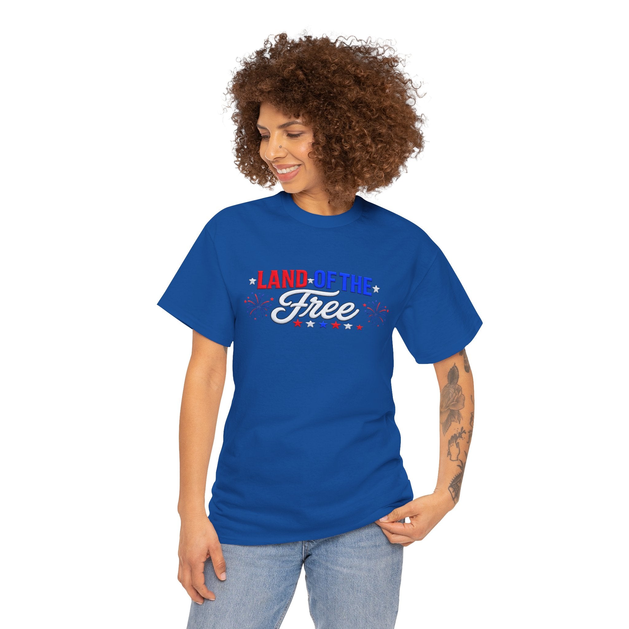 Land of the Free T-Shirt — Patriotic 4th of July Tee