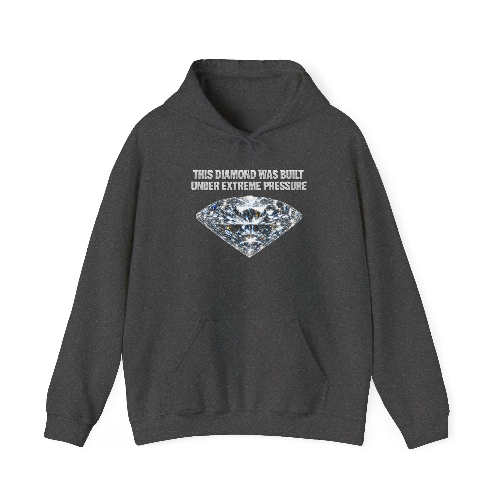 Diamond Graphic Hoodie — "The Pressure Made a Diamond" Cozy Pullover