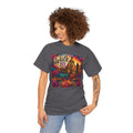 T‑Shirt — "Walk By Faith Not By Sight" Colorful Sunset Silhouette Christian Tee
