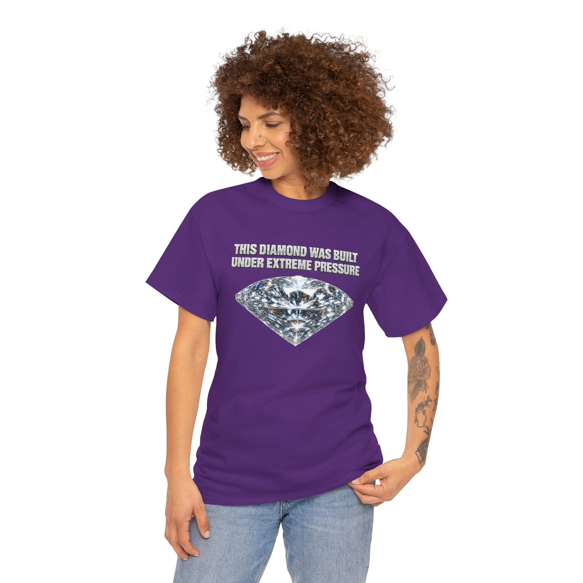 Diamond Under Pressure Graphic Tee — "This Diamond Was Cut Under Extreme Pressure"