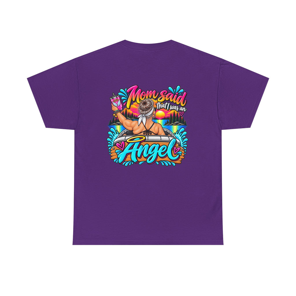 Trouble Brewing Beach Party Tee — Mom Said I’m an Angel Graphic T-Shirt