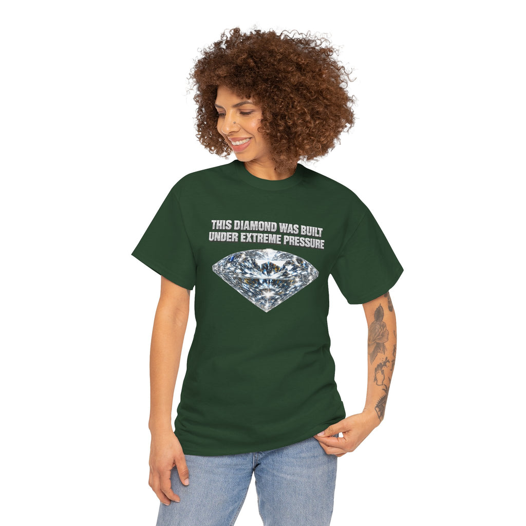 Diamond Under Pressure Graphic Tee — "This Diamond Was Cut Under Extreme Pressure"